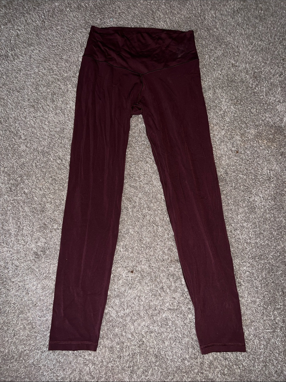 aerie Maroon High-Waist Leggings
